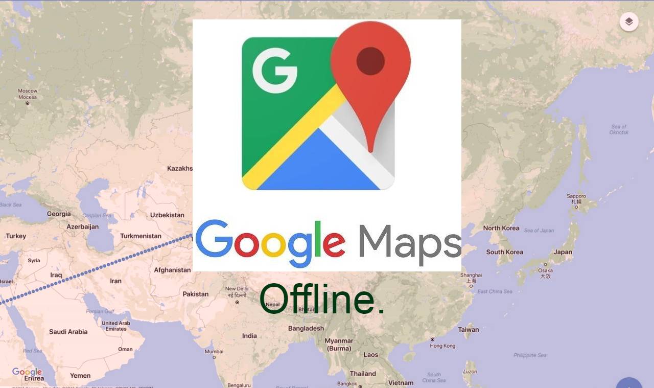 Google maps offline