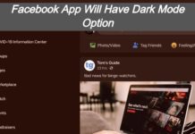 Facebook App Will Have Dark Mode Option Now. Facebook App Will Have Dark Mode Option.