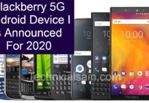 Blackberry 5G Android Device Is Announced For 2020 Blackberry 5G Android