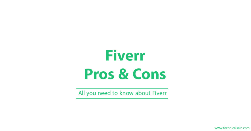 Fiverr Pros and Cons