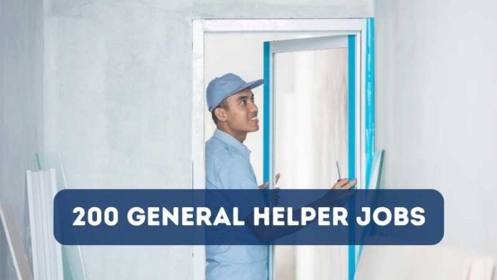 General Helper Jobs In Dubai