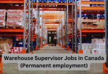 Warehouse Supervisor Jobs in Canada